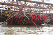 IJsselkogge. De ‘IJsselkogge’ (20 x 8 meter) is de meest gave kogge die tot nu toe is aangetroffen. Het schip dateert uit 1415-1420. Het werd in 2016 nabij Kampen uit het water getild en naar Lelystad overgebracht voor conservering.