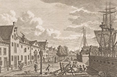 ’s Lands Zeemagazijn te Harlingen. In het ’s Lands Zeemagazijn werden benodigdheden zoals zeilen, touwwerk en proviand voor de schepen van de Admiraliteit van Friesland opgeslagen.