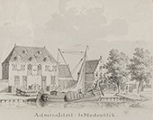 ’s Lands Zeemagazijn te Medemblik. In Medemblik aan de Zuiderzee beschikte de Admiraliteit van het Noorderkwartier over havenfaciliteiten, zoals het afgebeelde magazijn. Op de deuren op de verdieping zijn de gekruiste ankers van