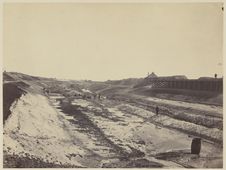Noordzeekanaal. Aanleg van het Noordzeekanaal tussen Amsterdam en de Noordzee. De werkzaamheden begonnen op 8 maart 1865 en werden voltooid in 1876.