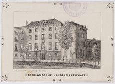 Nederlandsche Handel-Maatschappij. Op Herengracht 40 in Amsterdam was in de periode 1853-1856 het kantoor van de Nederlandsche Handel-Maatschappij (NHM) gevestigd.