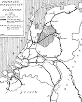 Binnenvaartcongres 1928: voorstel voor een hoofdvaarwegennet. Voorstel van T. P. Keijzer, secretaris van Schuttevaêr, op het binnenvaartcongres van 1928 voor de vorming van een hoofdvaarwegennet. 